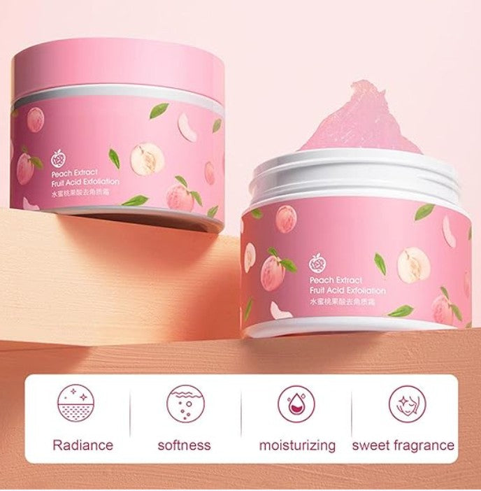 Peach Extract Fruit Acid Exfoliating Face Gel Cream