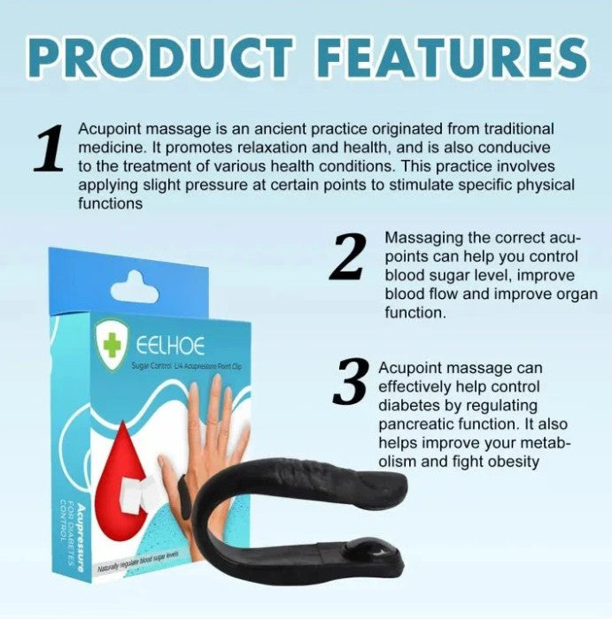 EELHOE - Sugar Control L14 Acupressure Point Clip